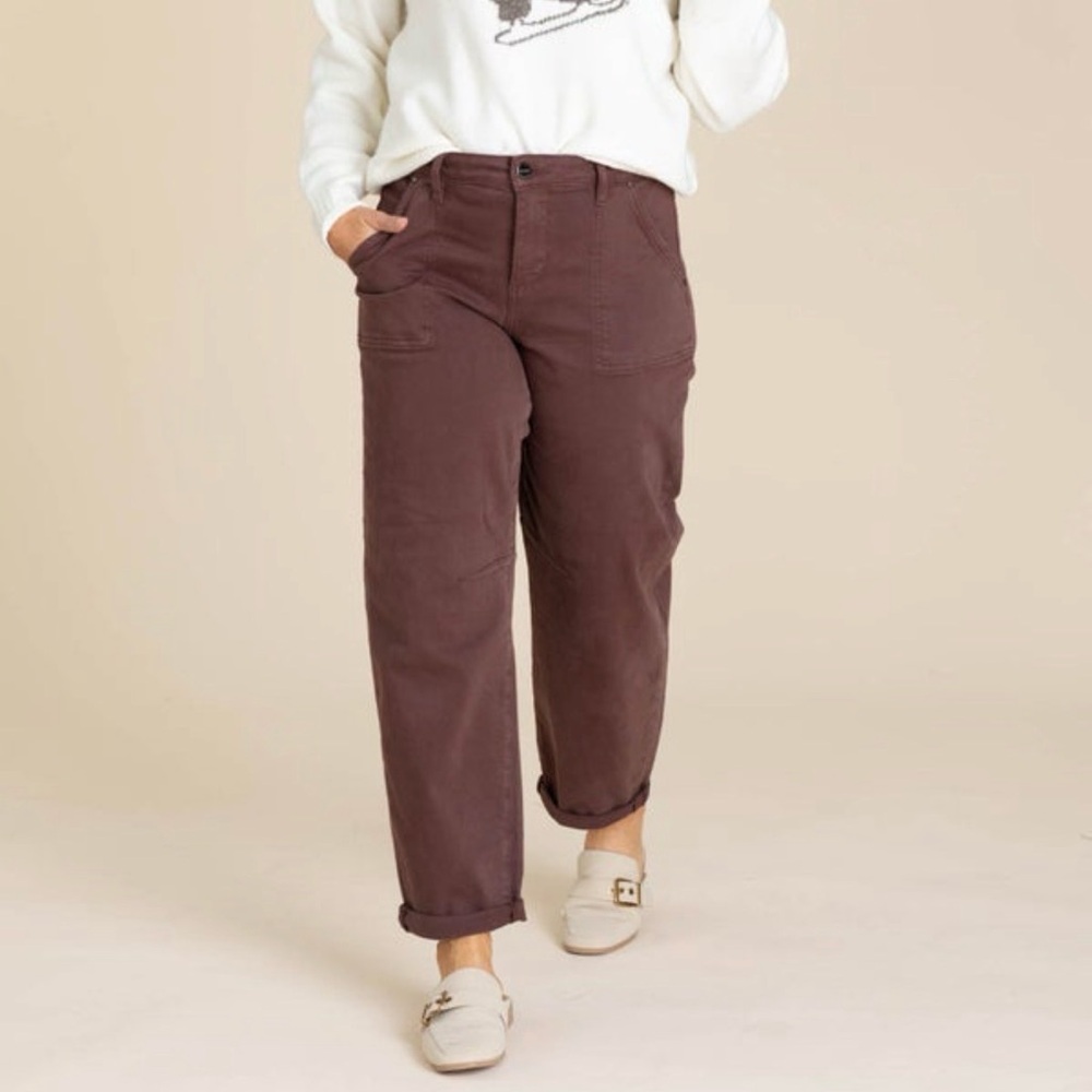 Risen barrel jeans NWT 1/25